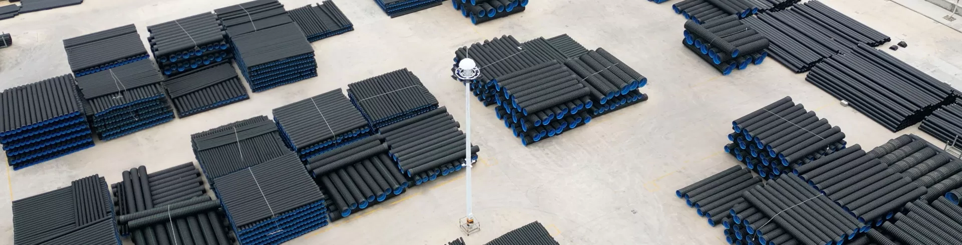 HDPE 이중벽 골판지 파이프